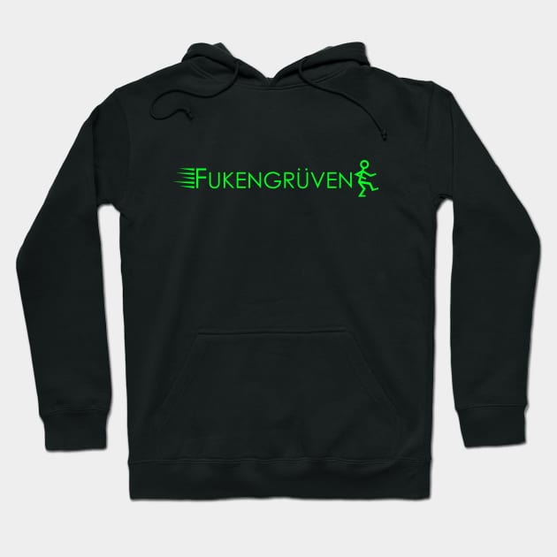 Fukengruven Parody in Green Hoodie by This is ECP